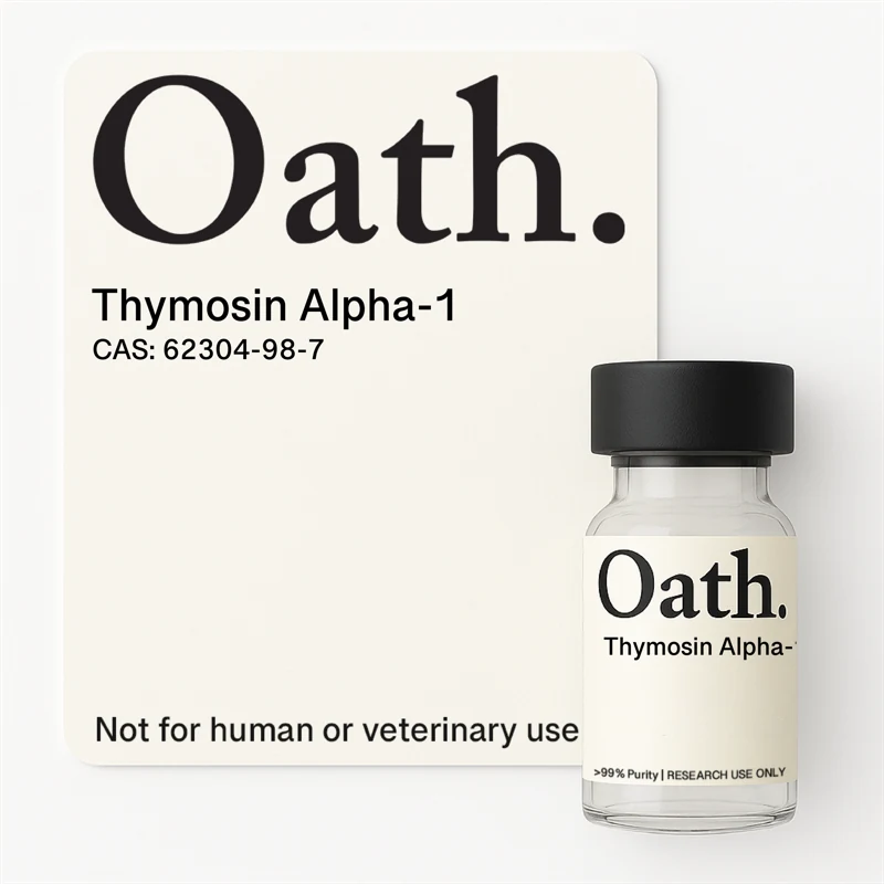 Oath Thymosin Alpha 1 box and vial